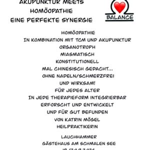 Seminar Akupunktur meets Homöopathie