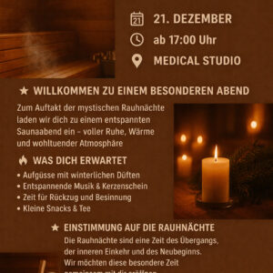 Sauna-Abend • Rauhnächte