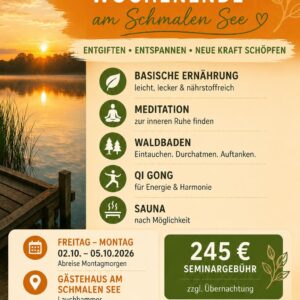 Basenfasten-Wochenende am Schmalen See