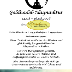 Goldnadel-Akupunktur